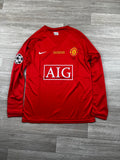Ronaldo United 2008 home kit manche