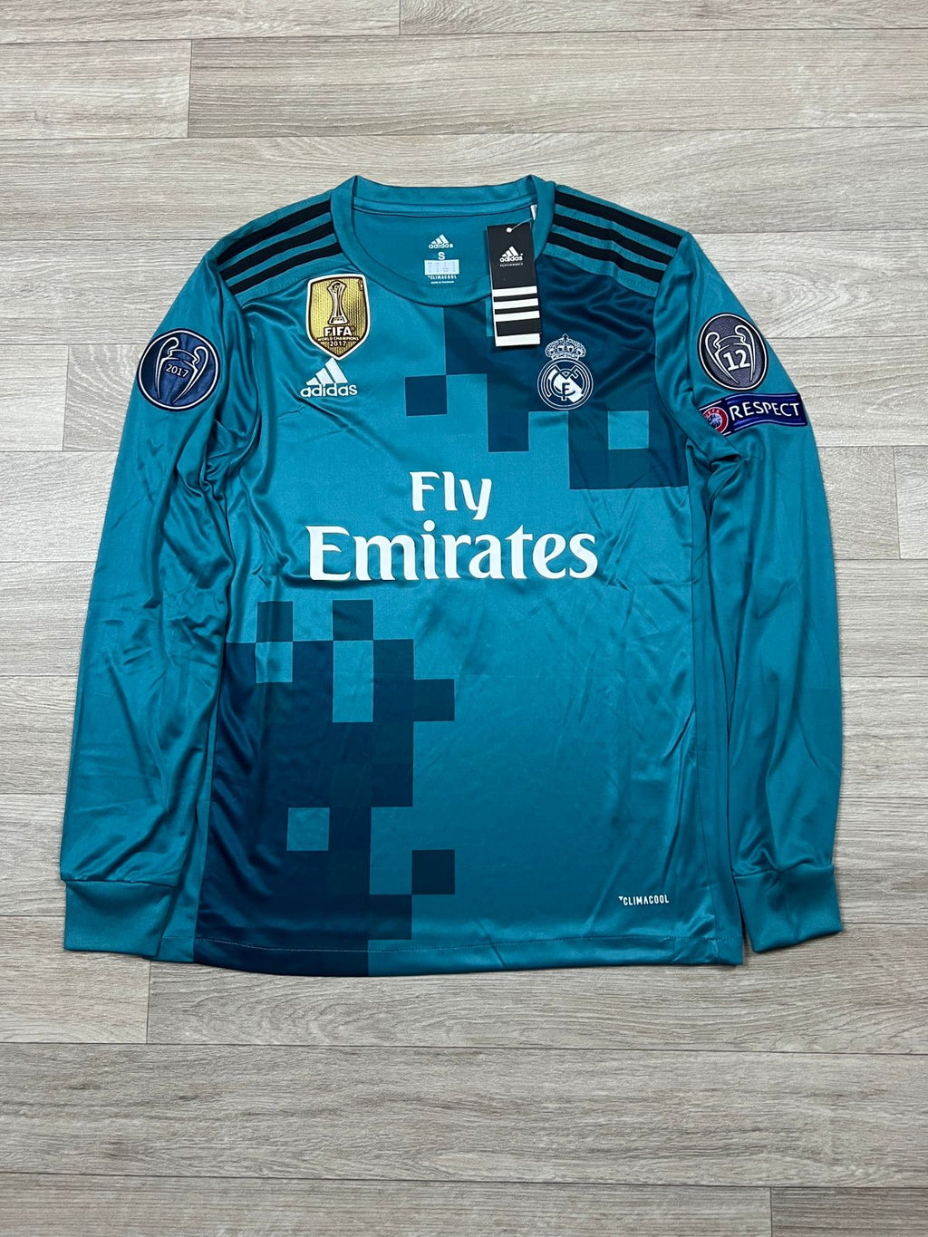 REAL MADRID AWAY KIT RONALDO 2018 LONG SLEEVE