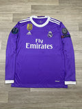 REAL MADRID AWAY KIT RONALDO 2017 LONG SLEEVE