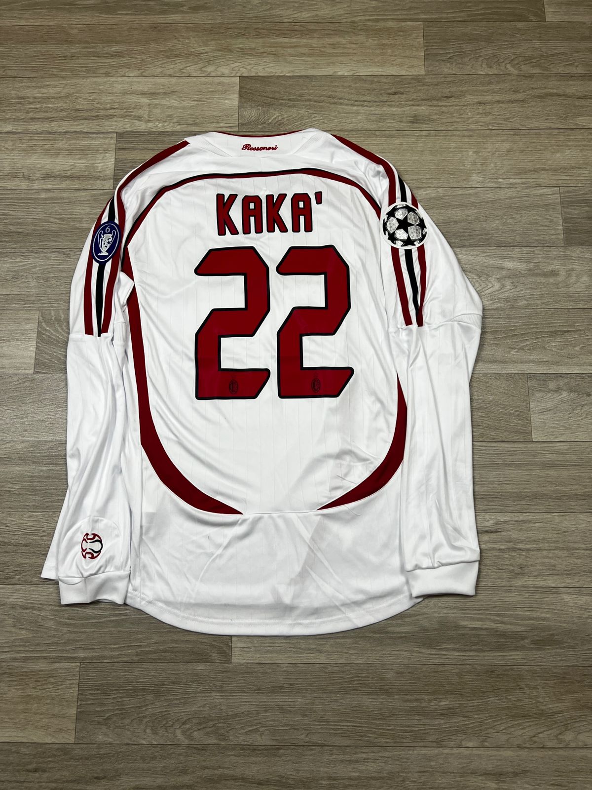 AC MILAN KAKA 2006/2007 AWAY JERSEY   LONG SLEEVE