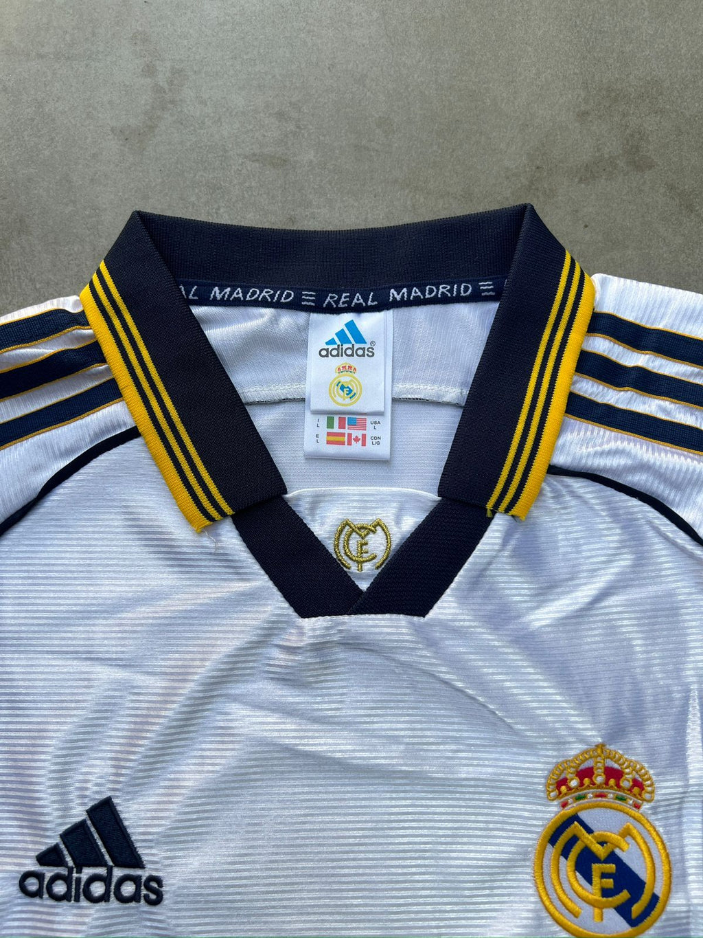 REAL MADRID HOME KIT 1999