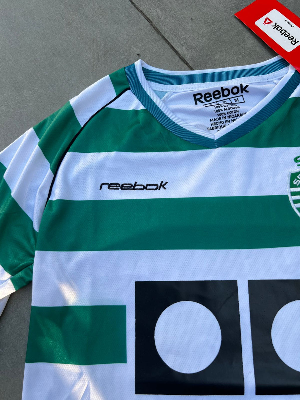SPORTING LISBONNE HOME KIT RONALDO 2002