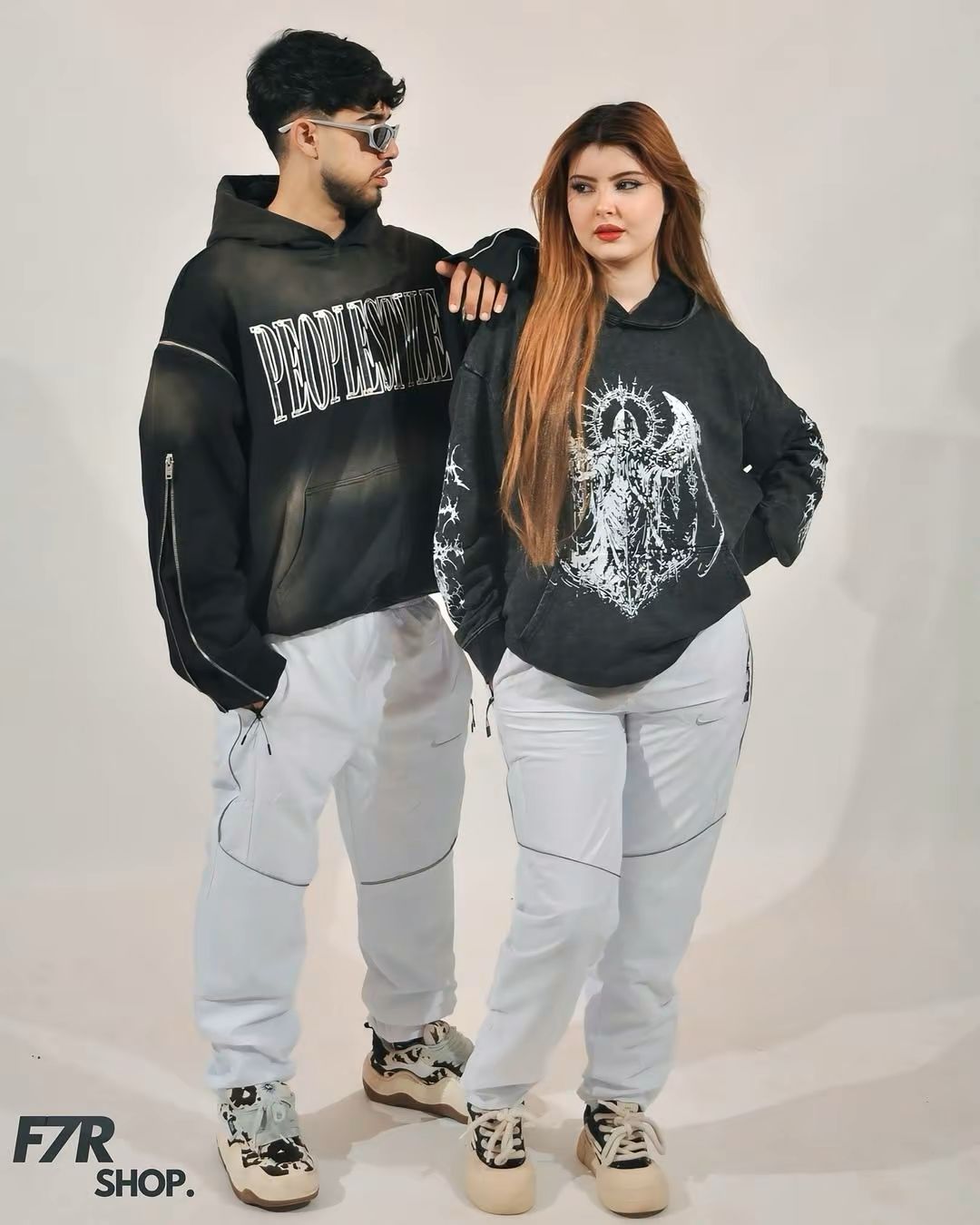 TRACK PANTS NIKE BLANC
