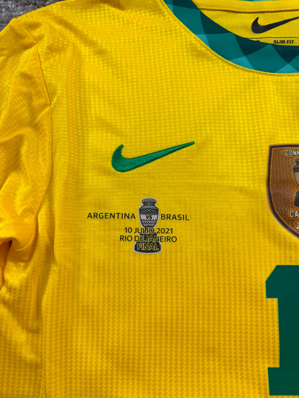 NEYMAR BRAZIL 2021 HOME KIT