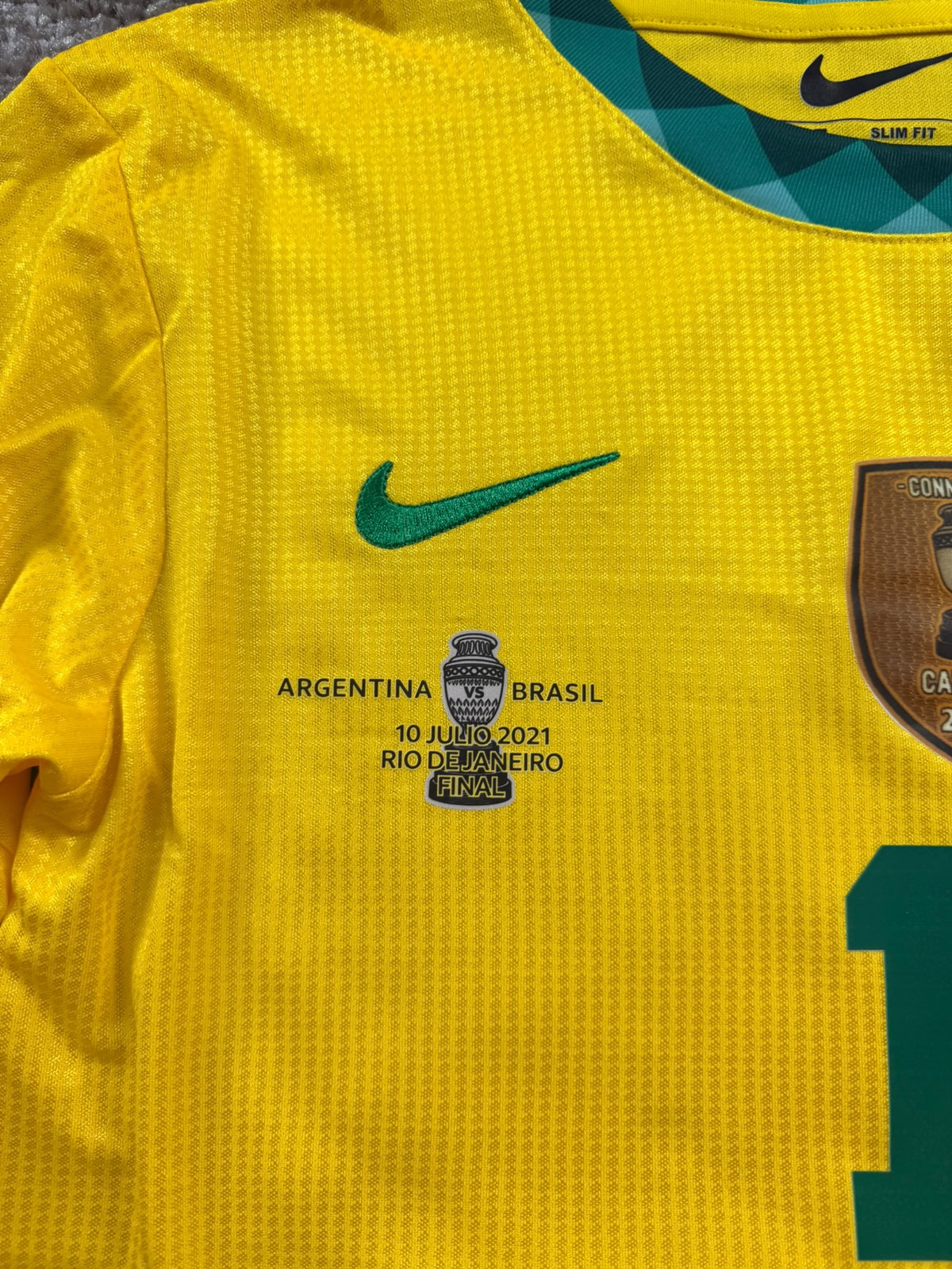 NEYMAR BRAZIL 2021 HOME KIT