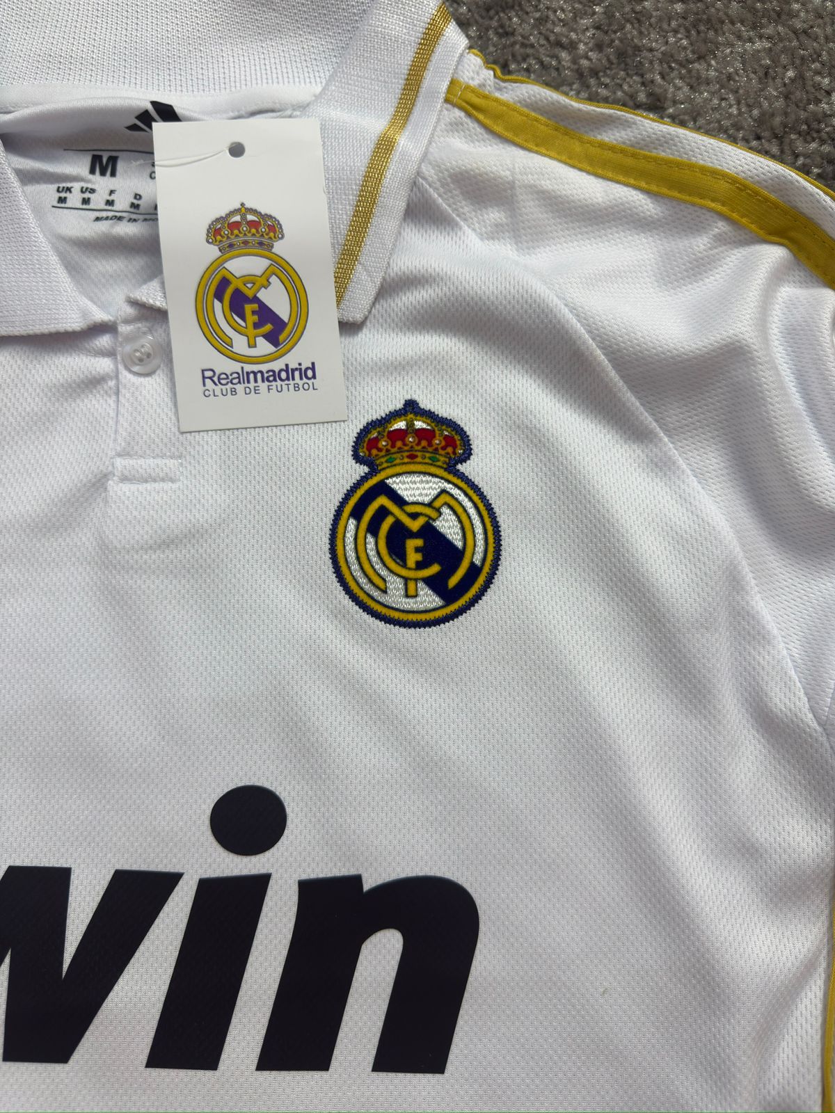 RONALDO Real Madrid 2011-2012 HOME LONG SLEEVES