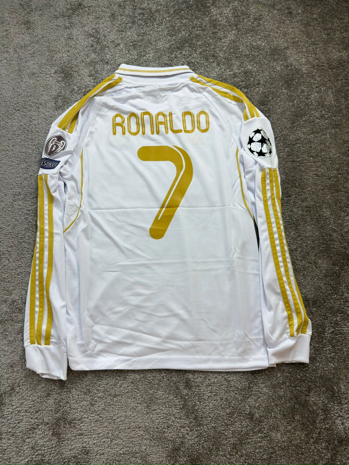 RONALDO Real Madrid 2011-2012 HOME LONG SLEEVES