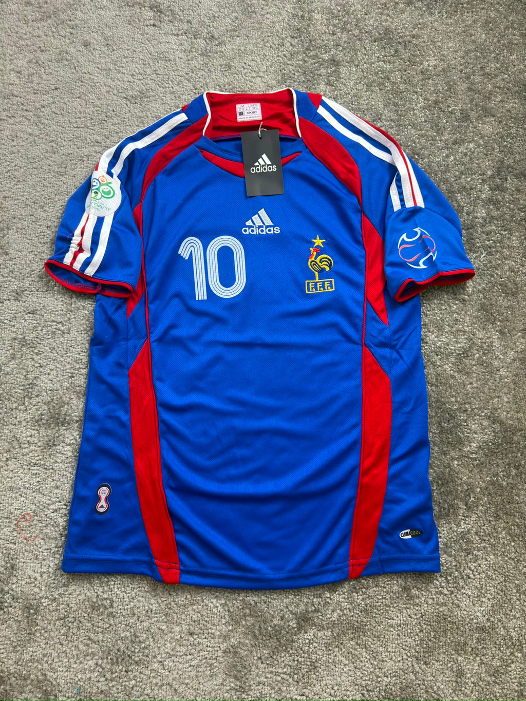 ZIDANE FRANCE HOME KIT 2006