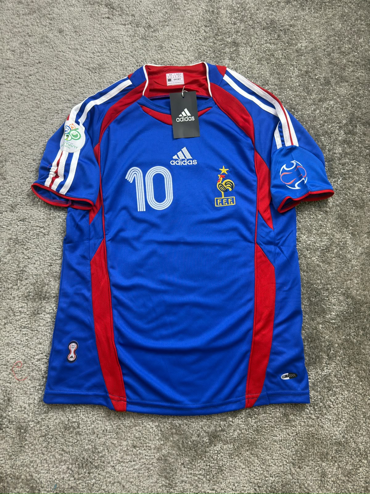 ZIDANE FRANCE HOME KIT 2006