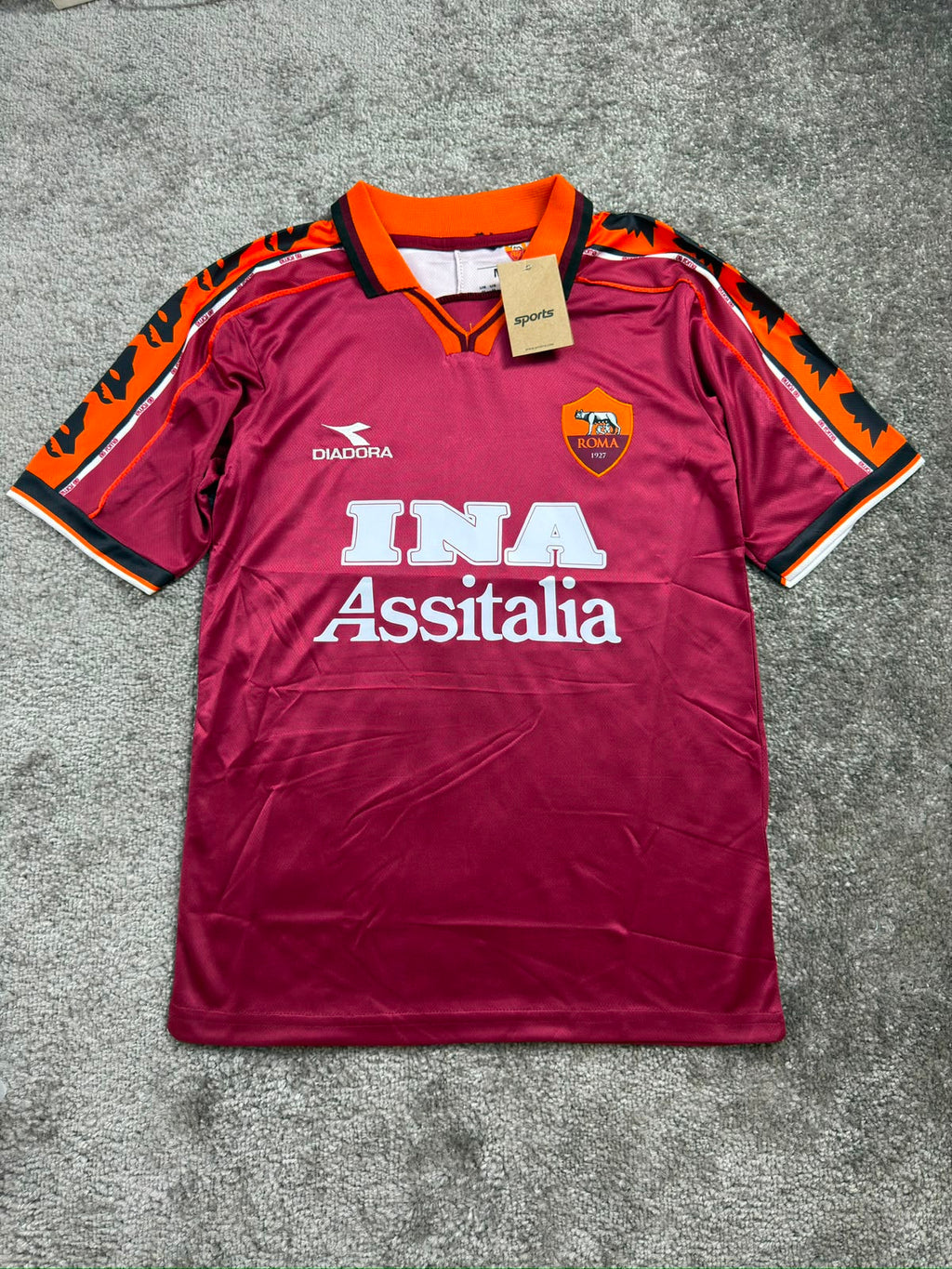 AS ROMA HOME KIT TOTTI 1998