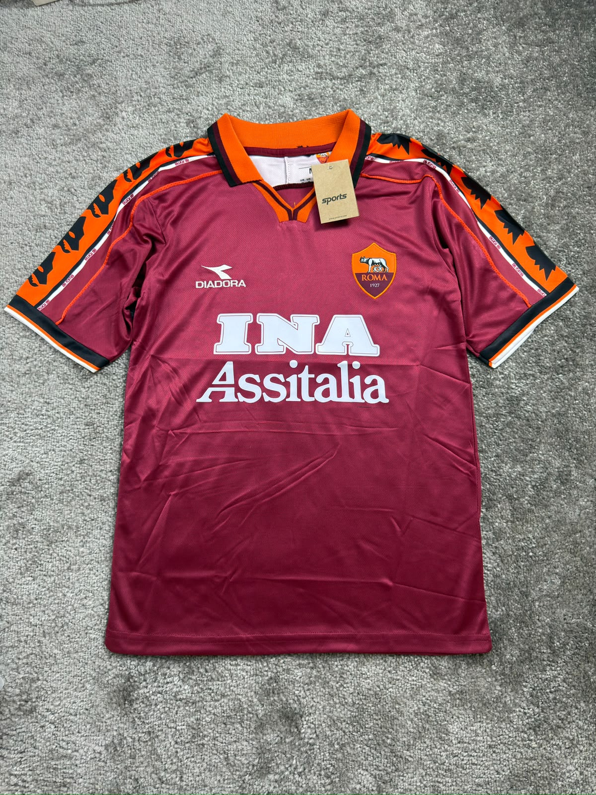 AS ROMA HOME KIT TOTTI 1998