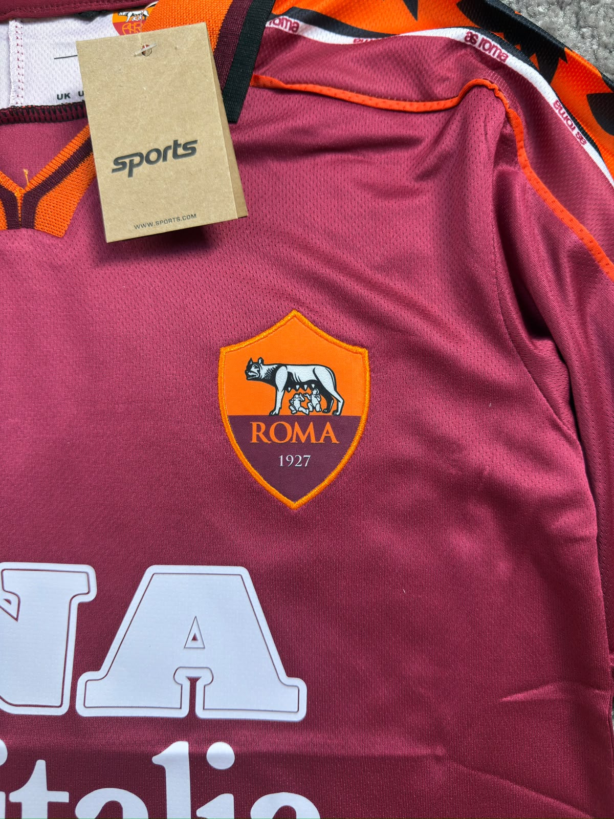 AS ROMA HOME KIT TOTTI 1998