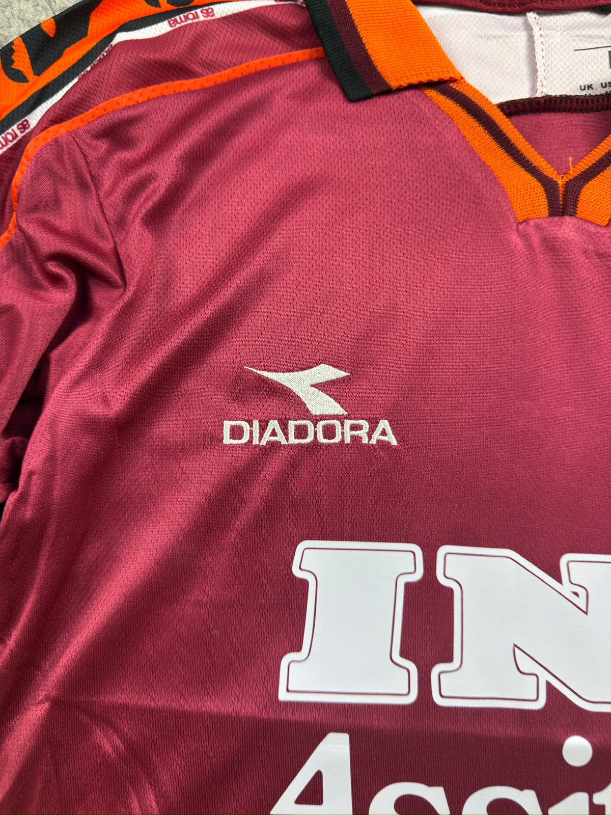 AS ROMA HOME KIT TOTTI 1998