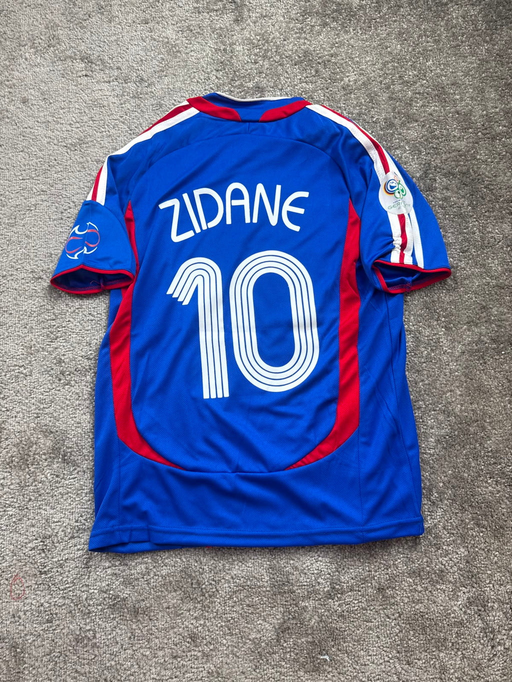 ZIDANE FRANCE HOME KIT 2006