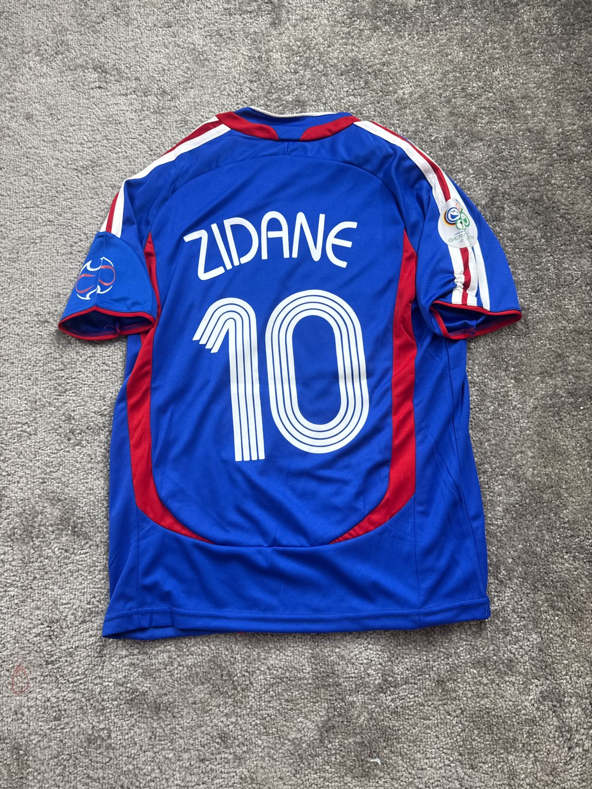 ZIDANE FRANCE HOME KIT 2006