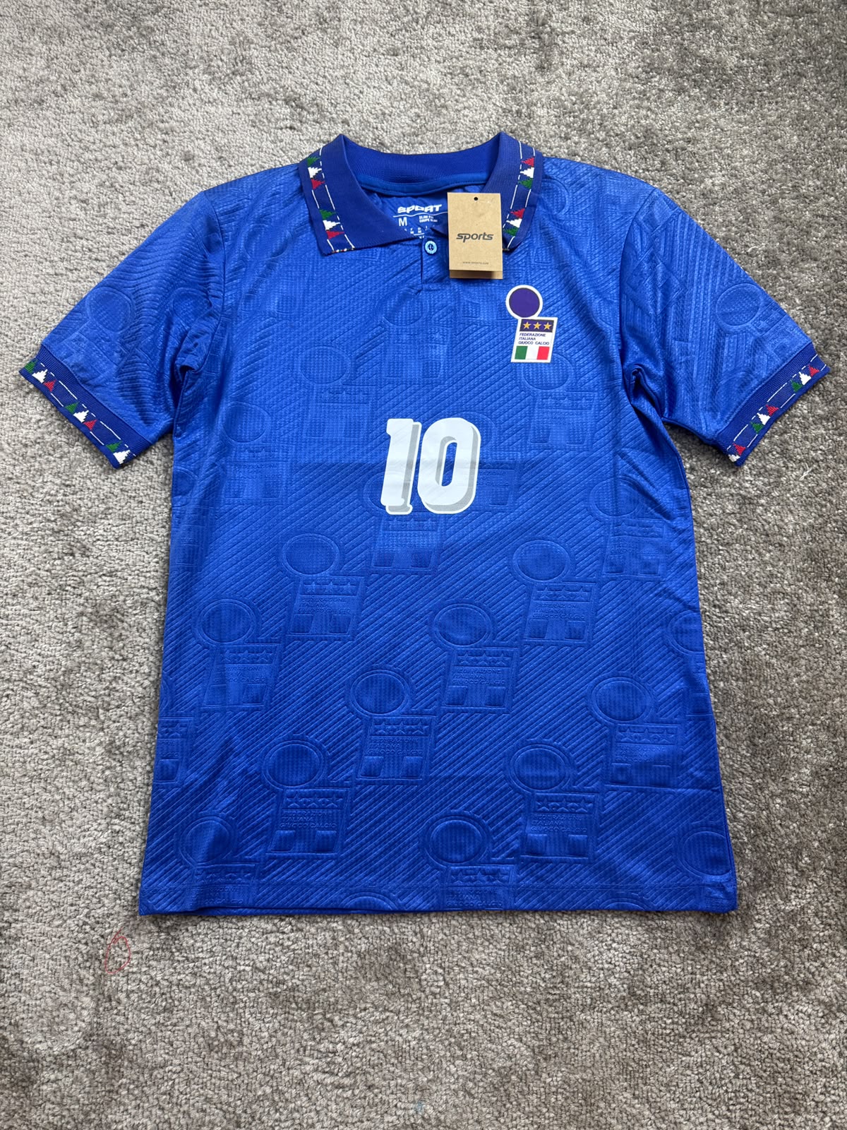 BAGGIO ITALY HOME KIT 1994