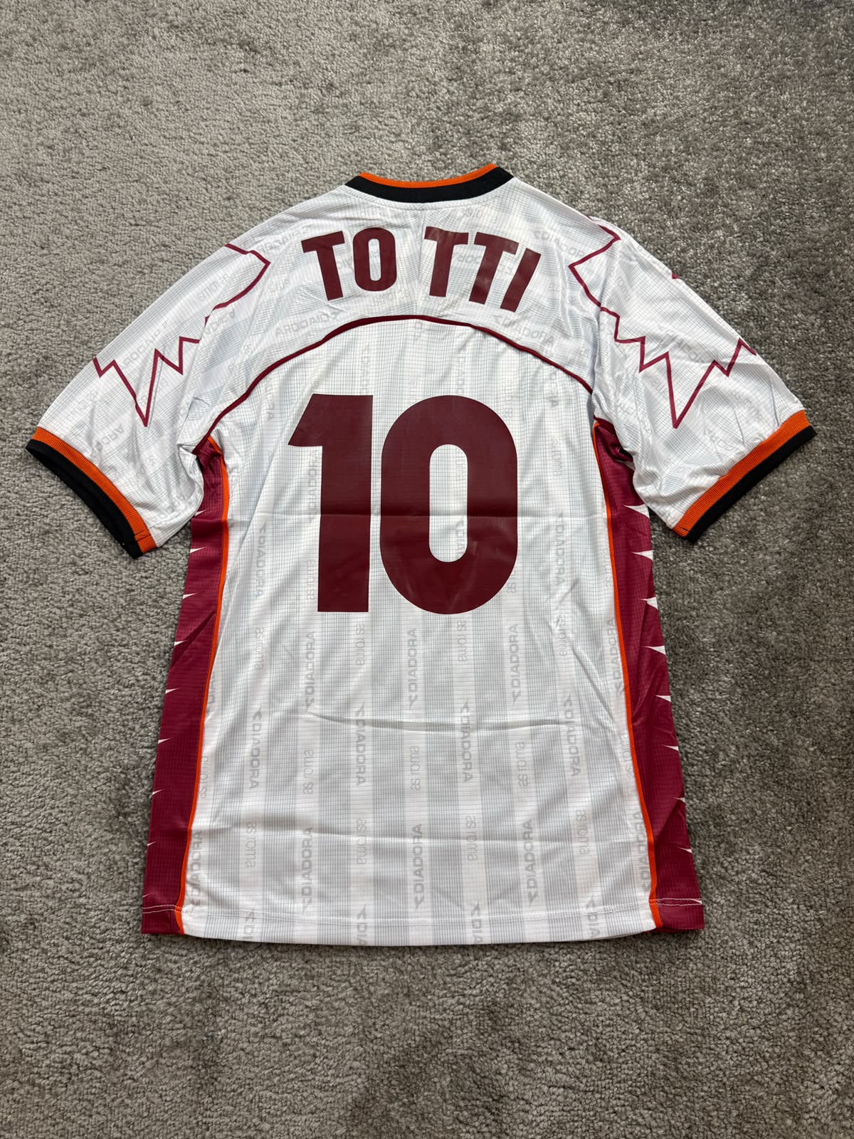 AS ROMA TOTTI AWAY KIT 1998