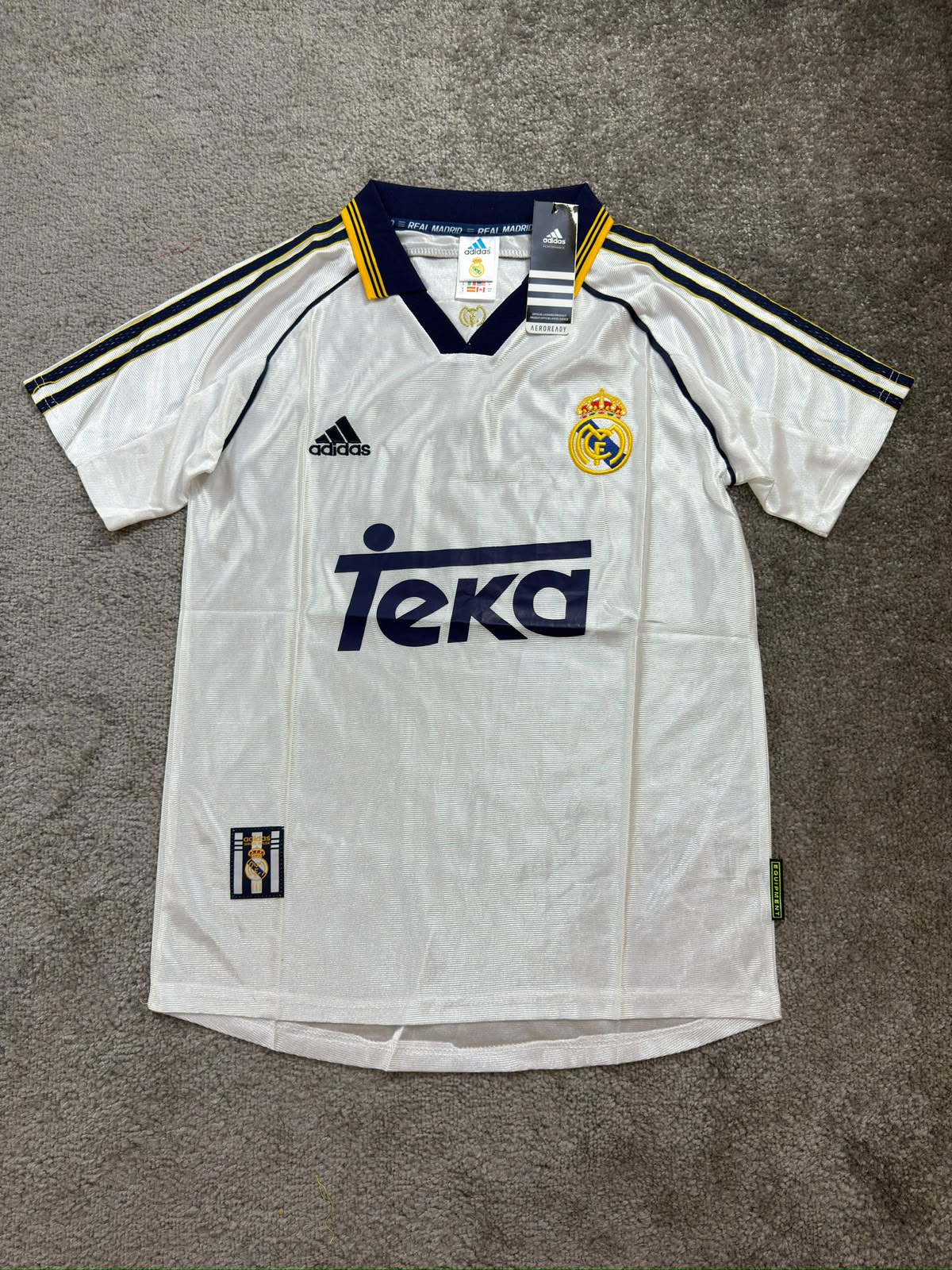 REAL MADRID HOME KIT 1999