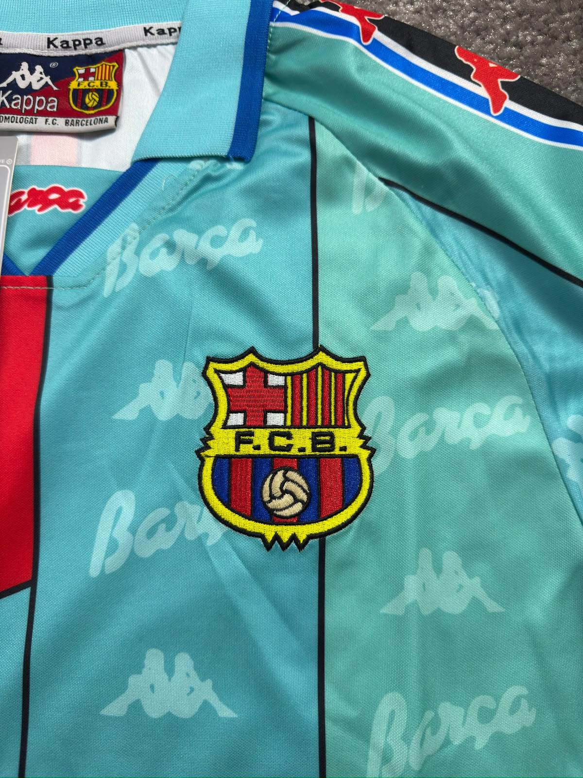 BARCELONA AWAY KIT 1995