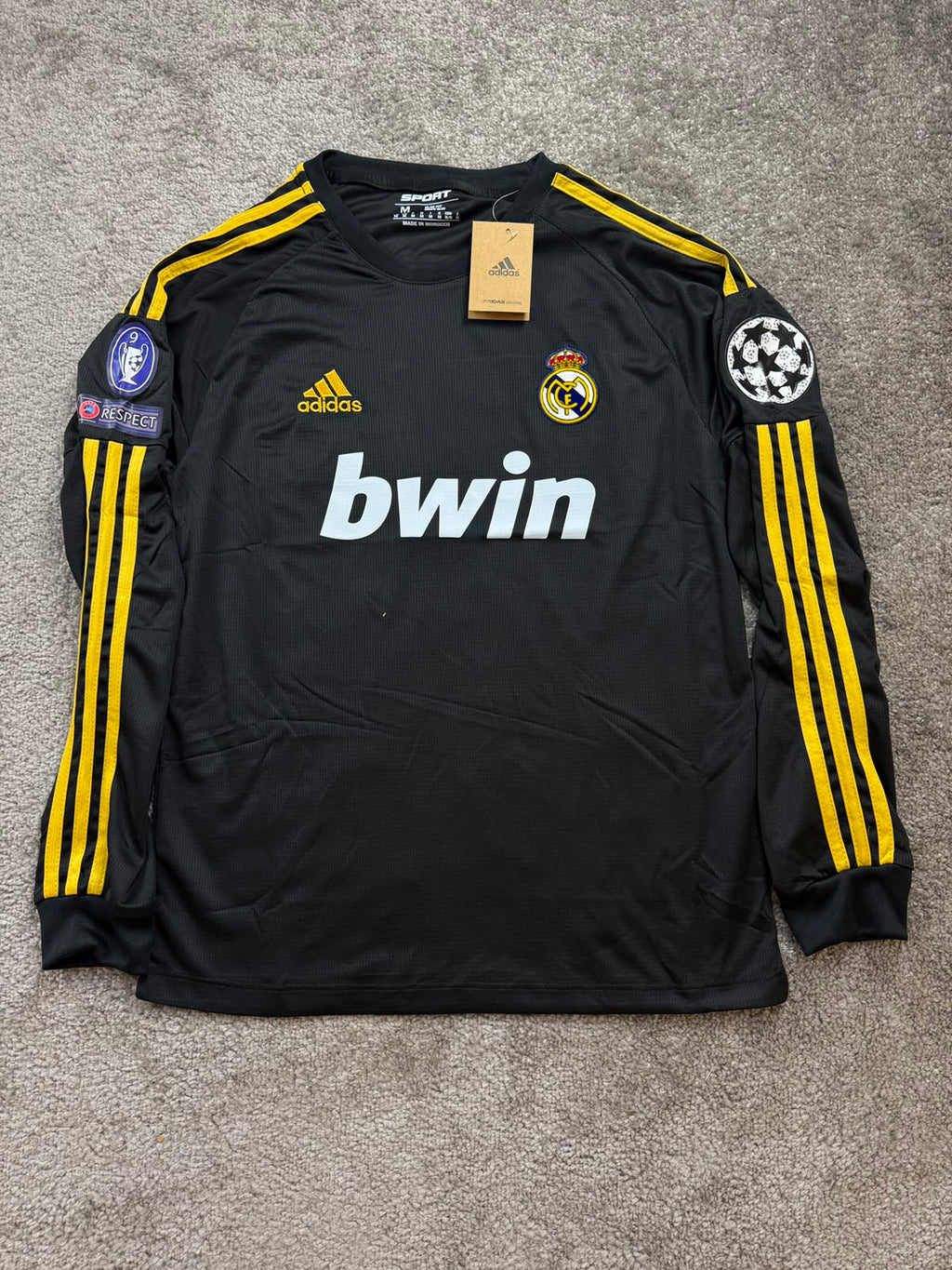 RONALDO Real Madrid 2011-2012 AWAY LONG SLEEVES