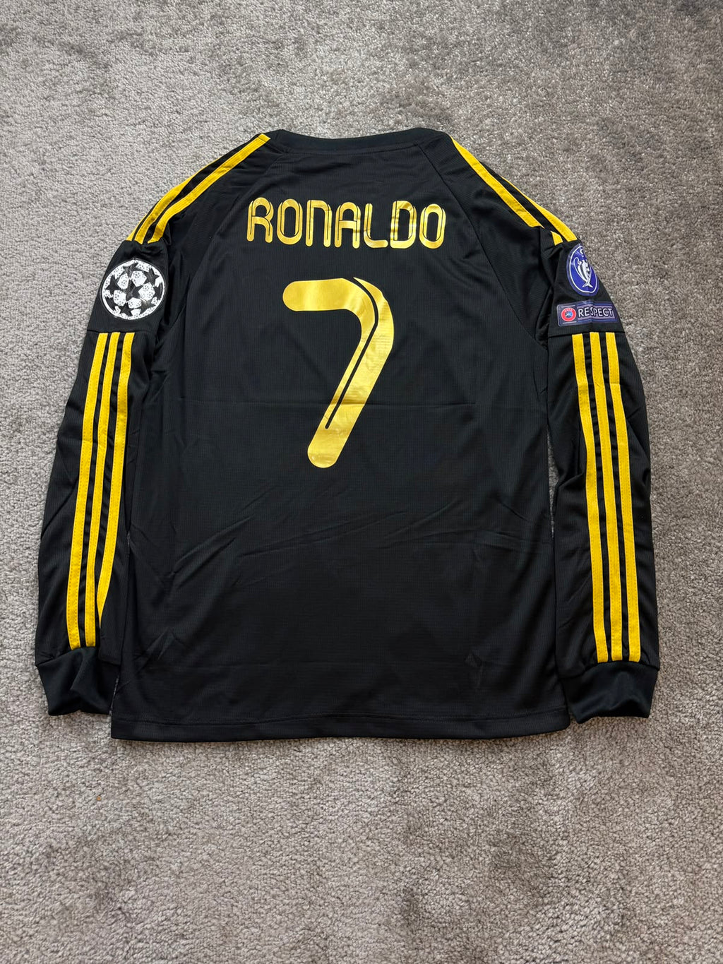 RONALDO Real Madrid 2011-2012 AWAY LONG SLEEVES