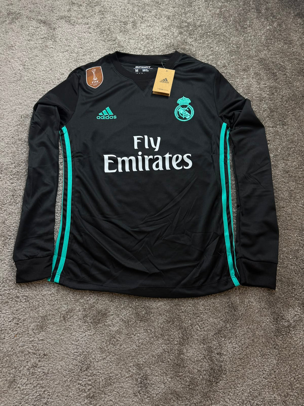 RONALDO Real Madrid 2017-2018 AWAY LONG SLEEVES
