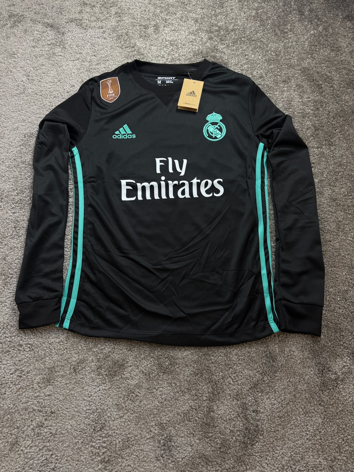 RONALDO Real Madrid 2017-2018 AWAY LONG SLEEVES