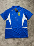 RONALDINHO BRAZIL AWAY KIT 2002