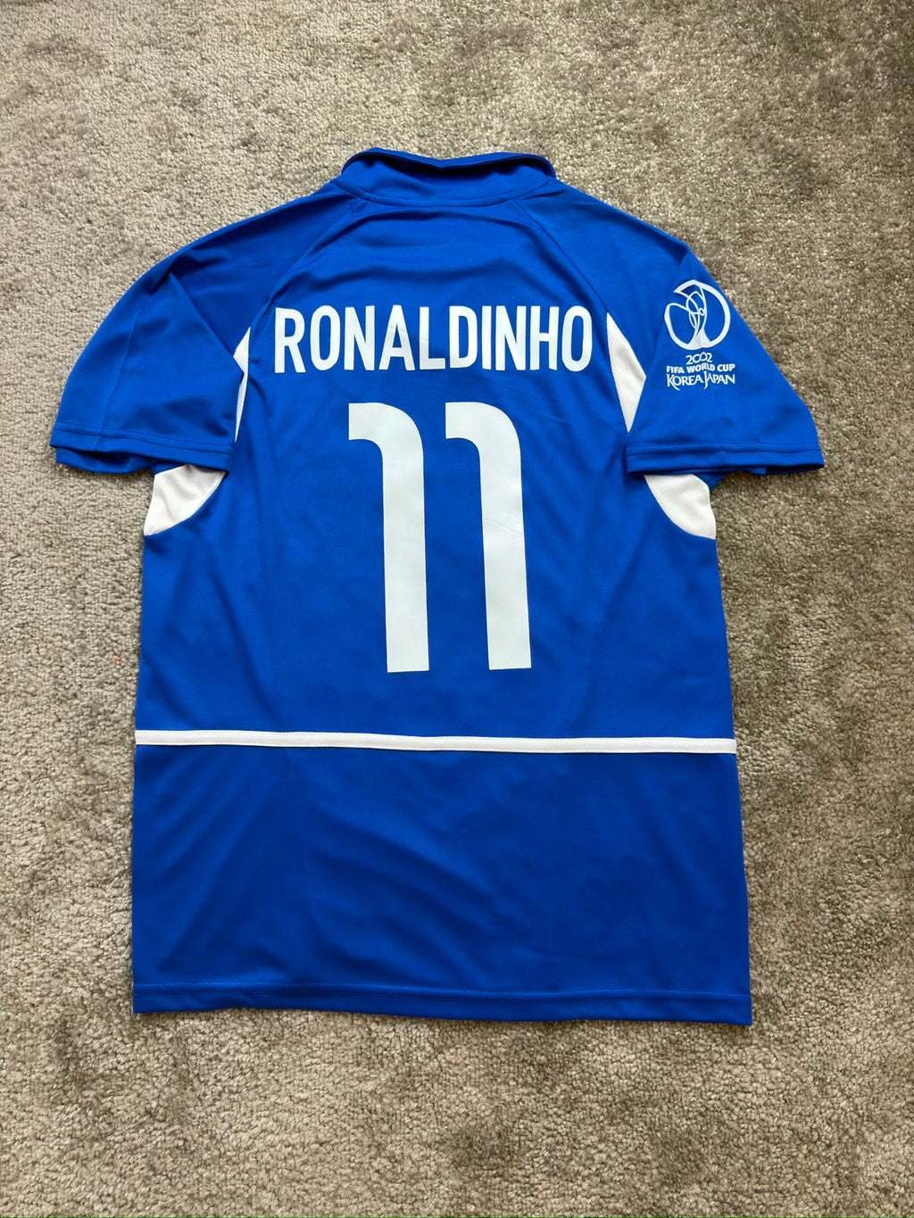 RONALDINHO BRAZIL AWAY KIT 2002